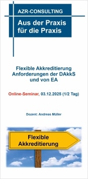 Flexible Akkreditierung Flexible Akkreditierung